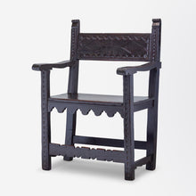 Load image into Gallery viewer, 17th Century Spanish Friar&#39;s Chair