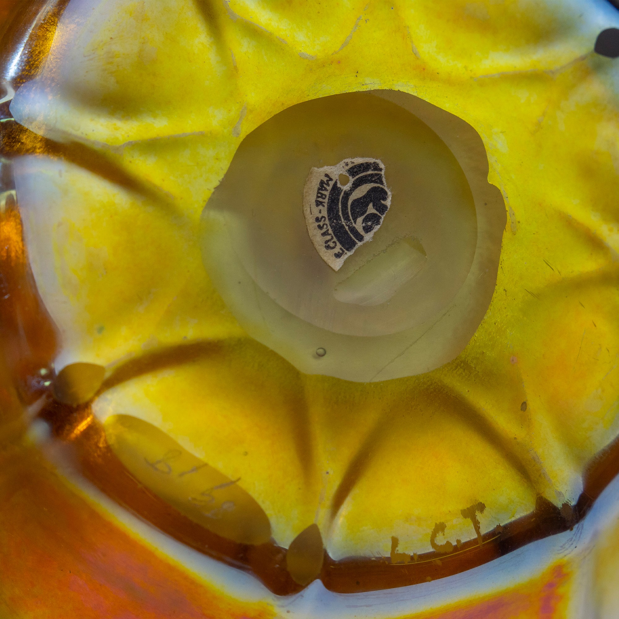 Tiffany Studios Favrile Glass Bowl and Saucer