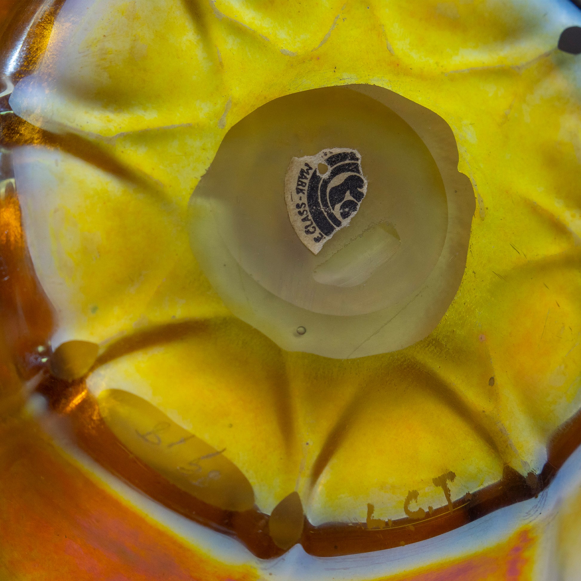 Tiffany Studios Favrile Glass Bowl and Saucer