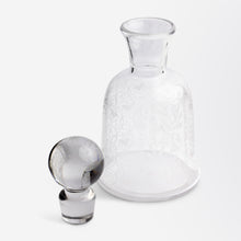 Load image into Gallery viewer, Vintage French Crystal Decanter By Baccarat in the Argentina Pattern
