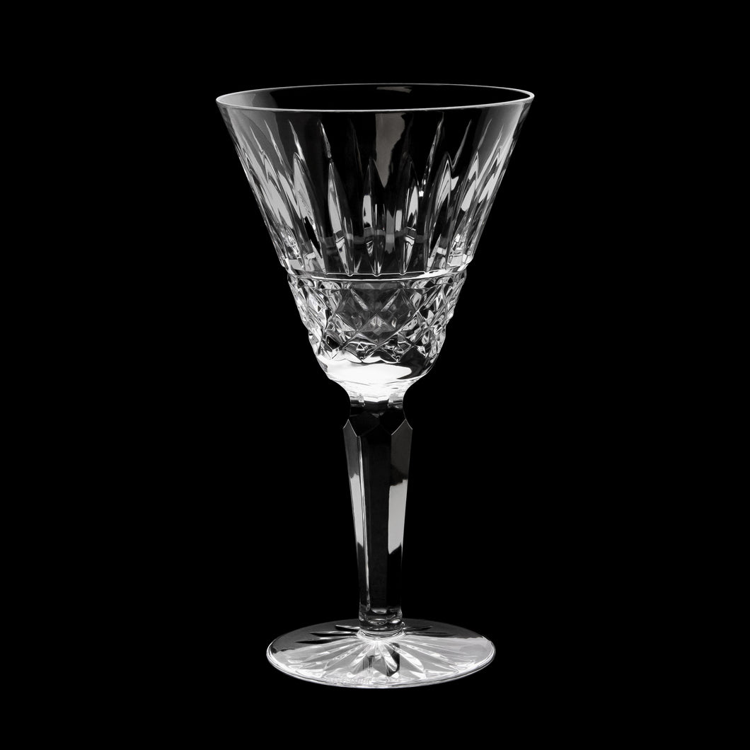 Set of Twelve Waterford Crystal Claret Wine Glasses