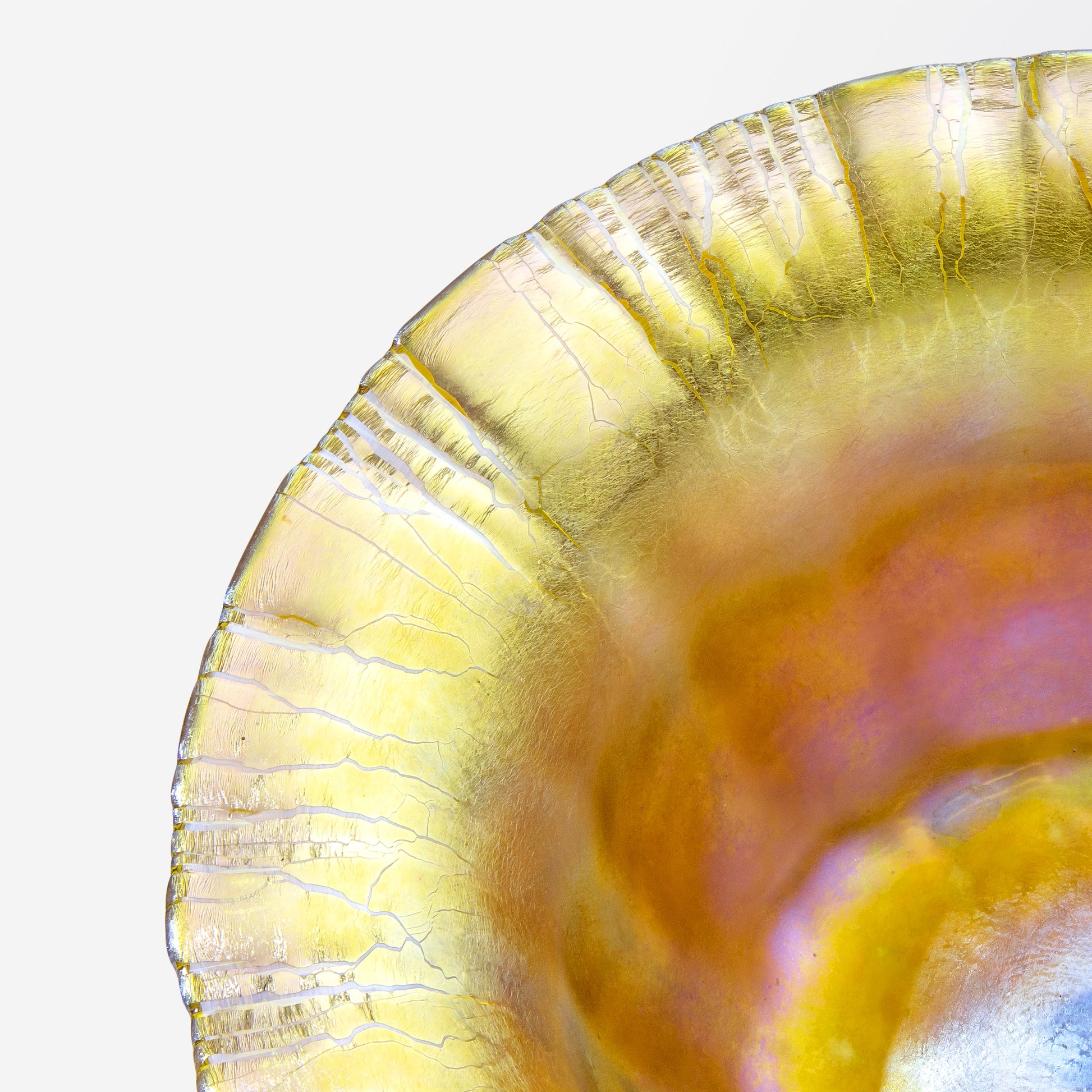 Tiffany Studios Gold Favrile Bowl