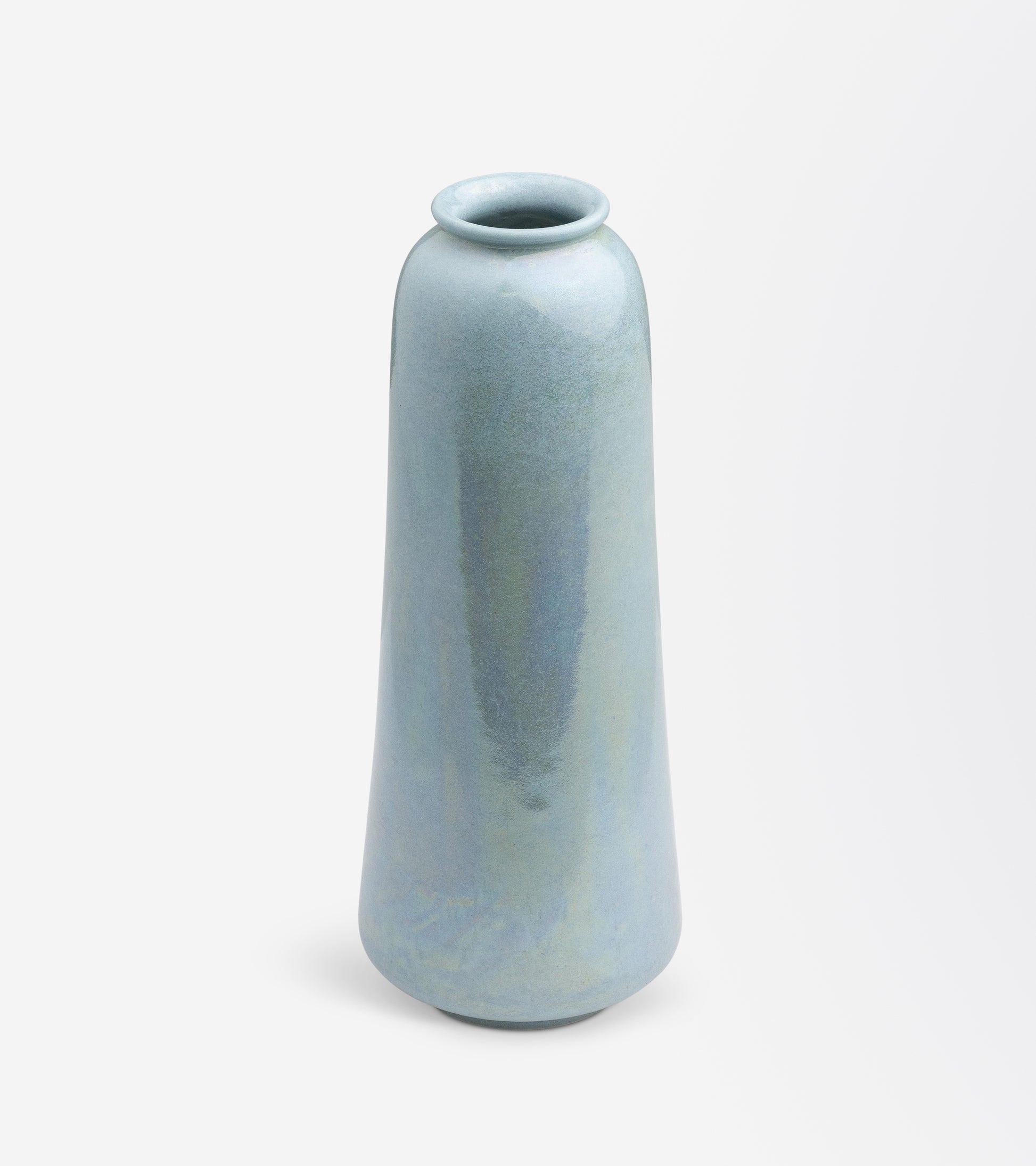 Ruskin Pottery Slender Pale Blue Glazed Vase
