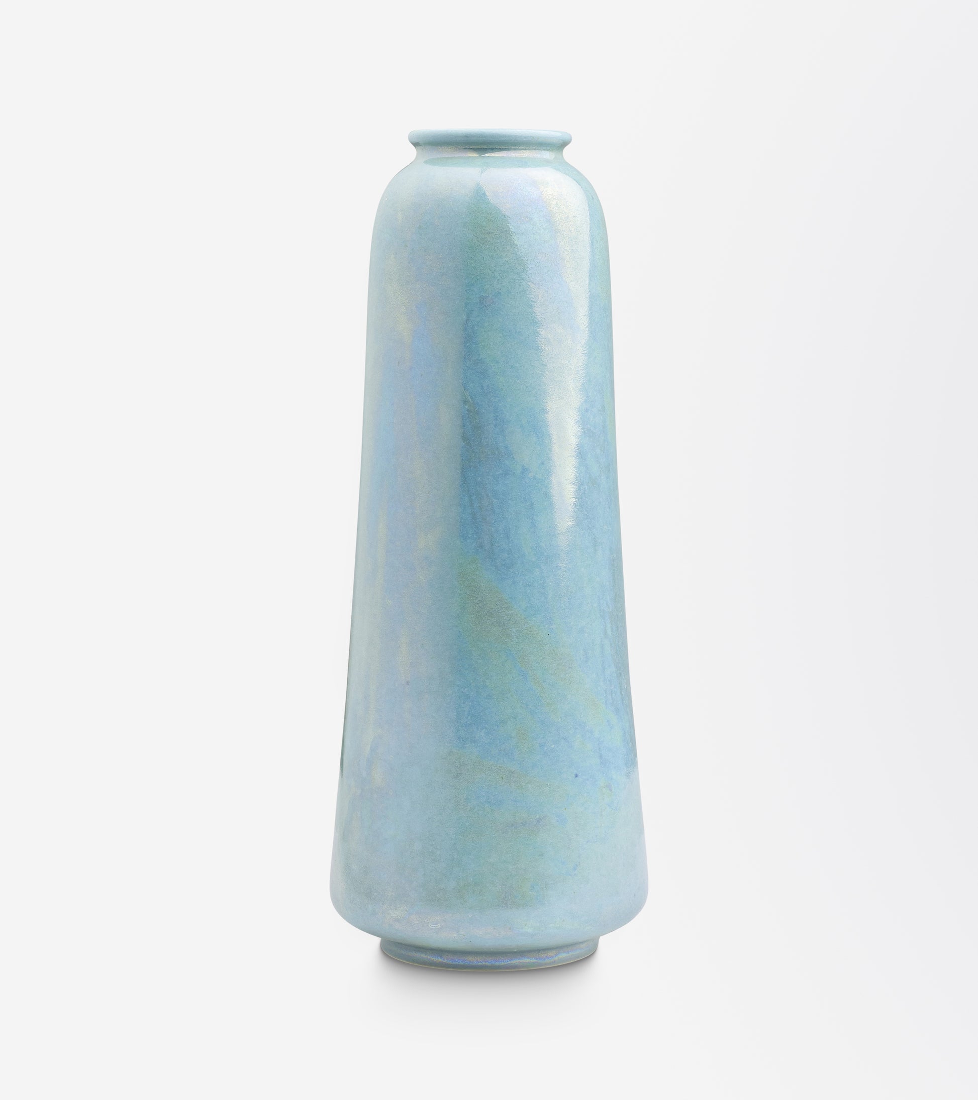 Ruskin Pottery Slender Pale Blue Glazed Vase