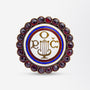 Bohemian Garnet Brooch 'Czech Singing Community'