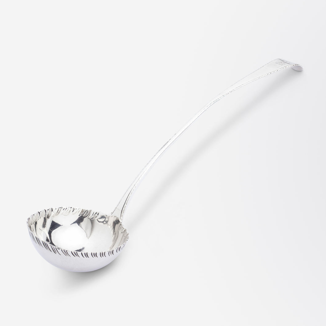 George III Sterling Silver Ladle by Thomas & William Chawner