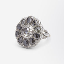 Load image into Gallery viewer, Georgian Diamond Button Ring
