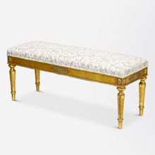 Load image into Gallery viewer, Louis XVI French Gilt Bench Seat
