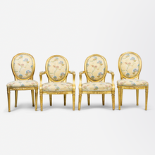 Load image into Gallery viewer, Suite of Important 18th Century Danish Gilt Chairs Attributed to C.F.Harsdorff