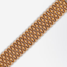 Load image into Gallery viewer, Retro 18kt Rose Gold &#39;Tank&#39; Bracelet
