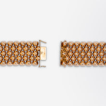 Load image into Gallery viewer, Retro 18kt Rose Gold &#39;Tank&#39; Bracelet
