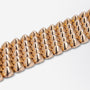 Retro 18kt Rose Gold 'Tank' Bracelet
