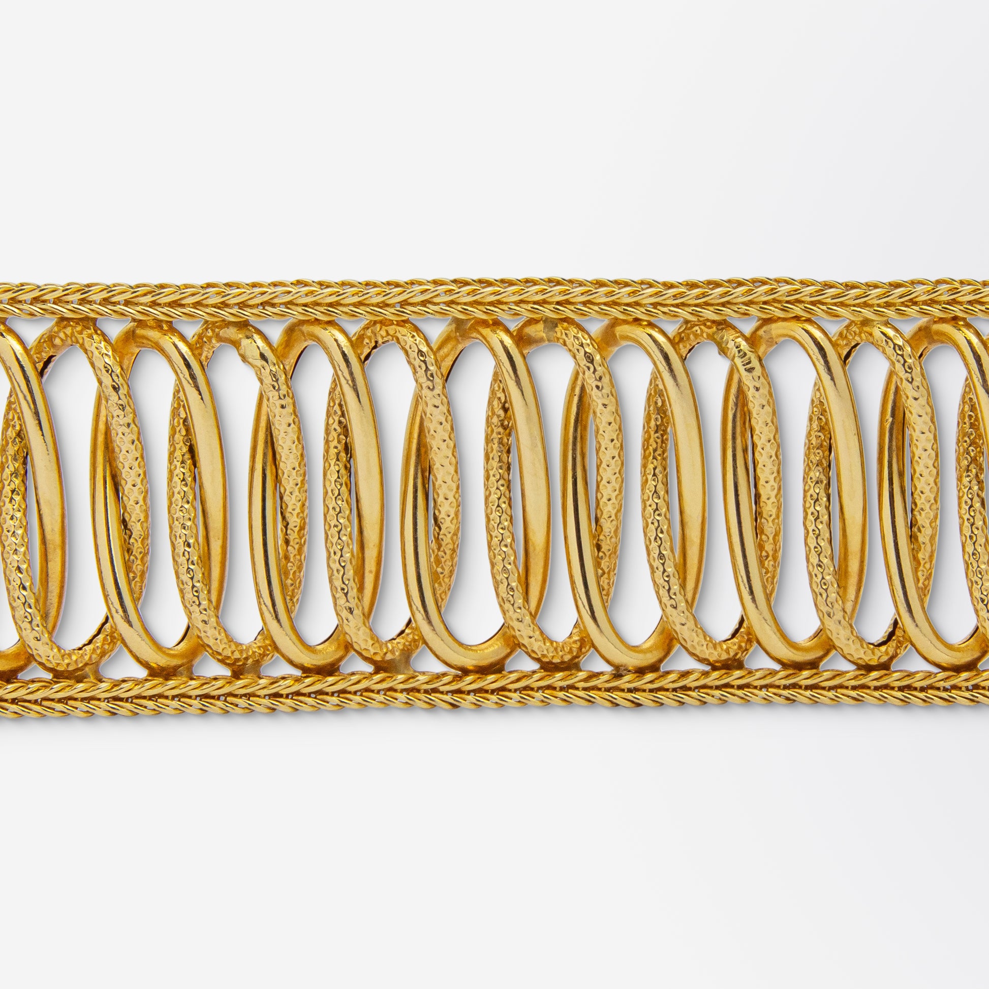 18kt Yellow Gold Fancy Link Bracelet