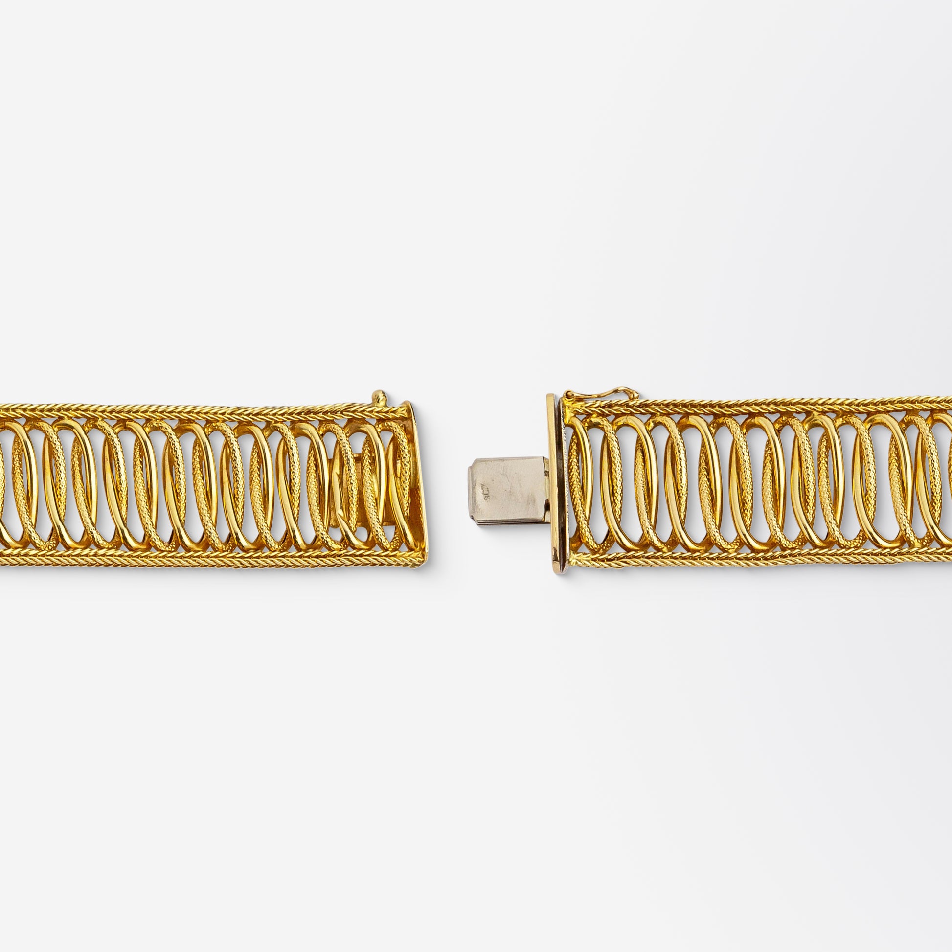 18kt Yellow Gold Fancy Link Bracelet