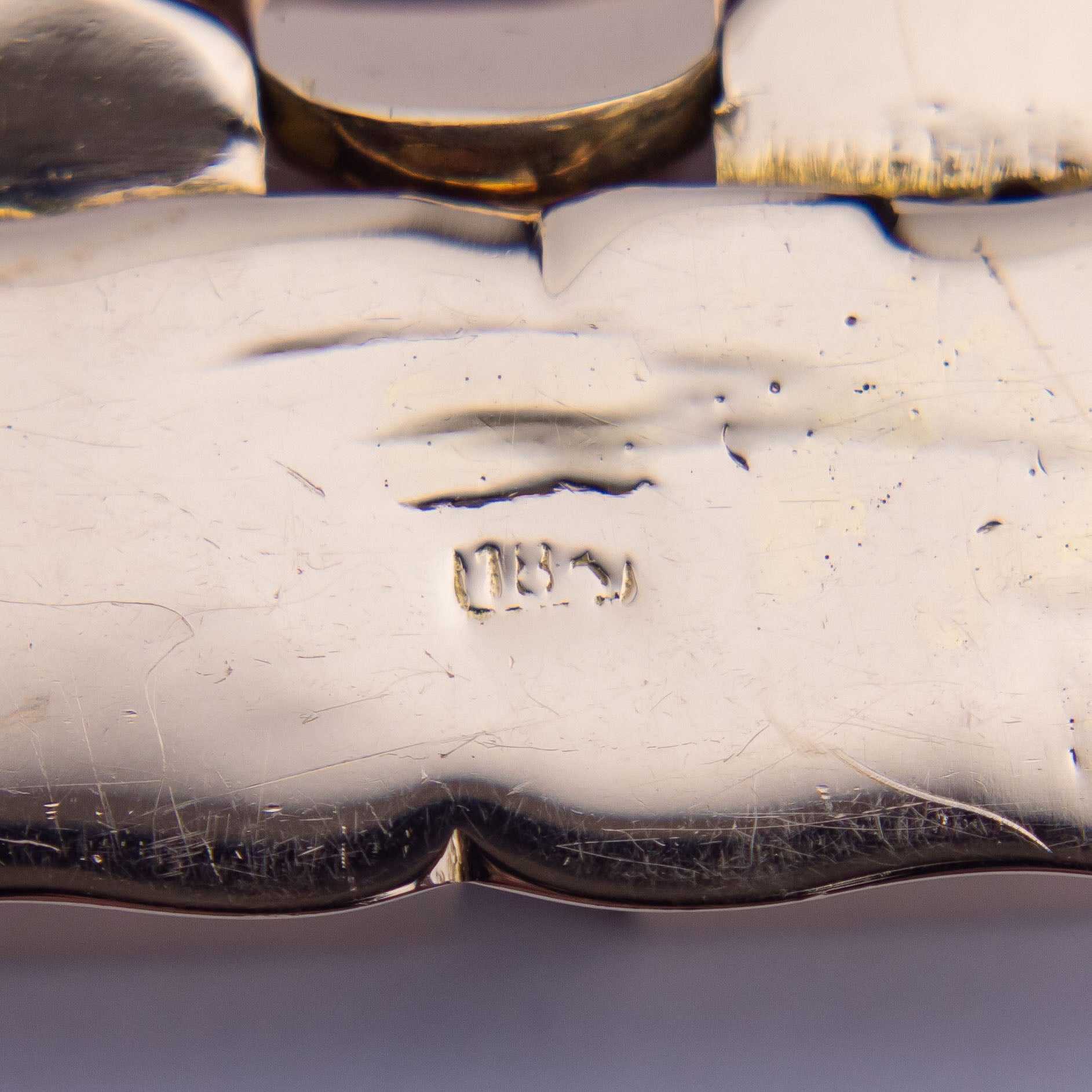 Retro 18kt Rose Gold 'Tank' Bracelet