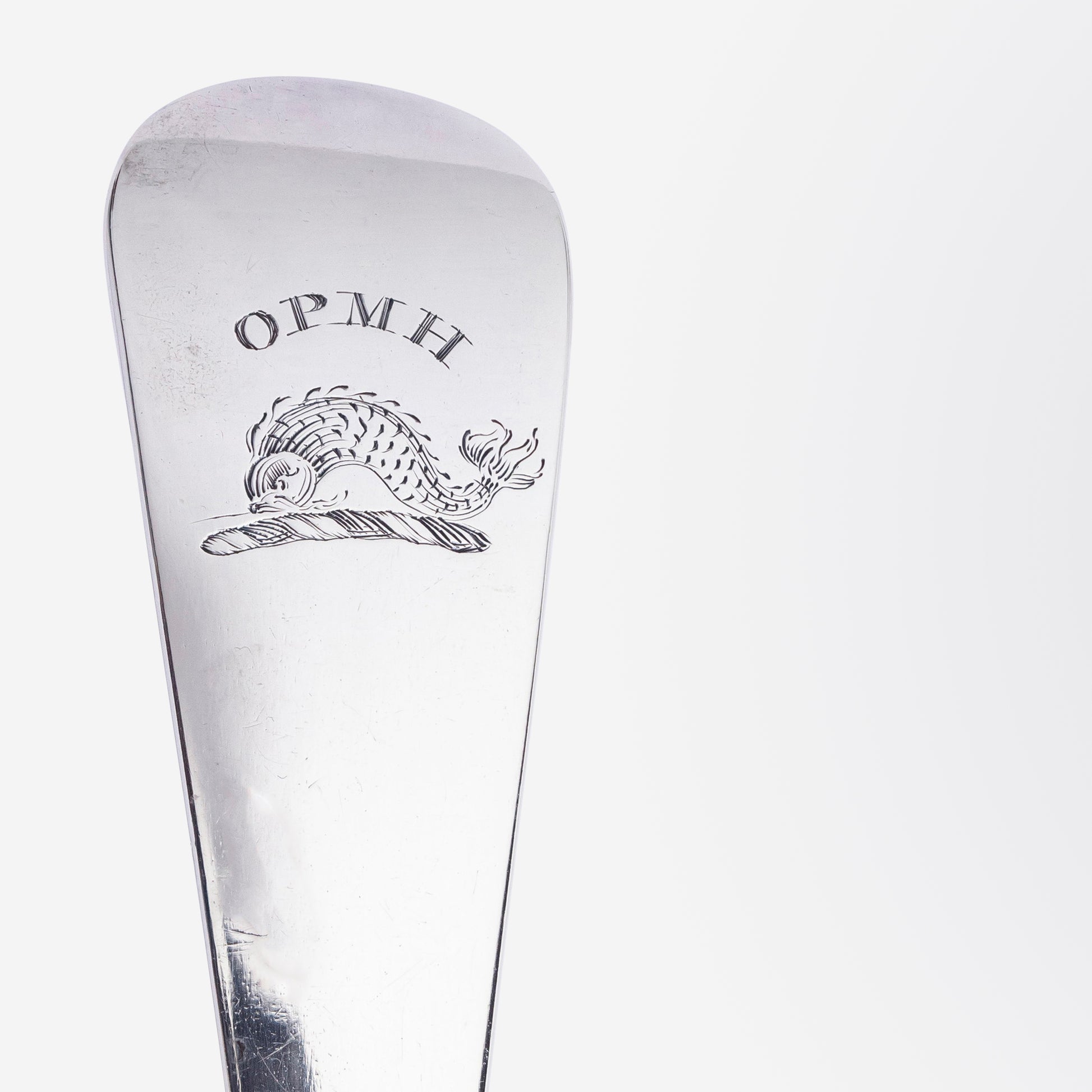 George III Sterling Silver Straining Spoon by Peter, Ann & William Bateman