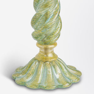 Murano Glass Table Lamp by Barovier and Toso