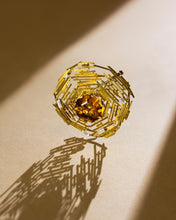 Load image into Gallery viewer, Andrew Grima 18kt Gold, Citrine and Diamond Brooch

