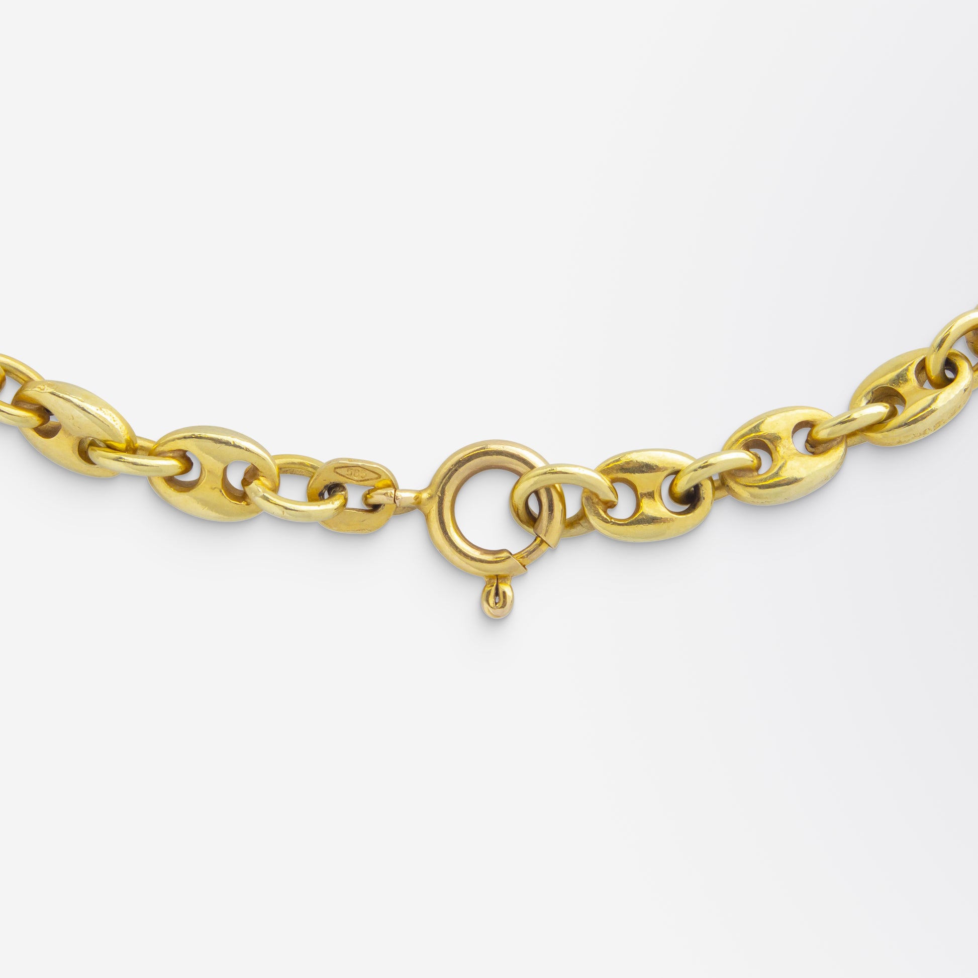 Chaîne à maillons en or 14 carats ou chaîne à maillons Gucci