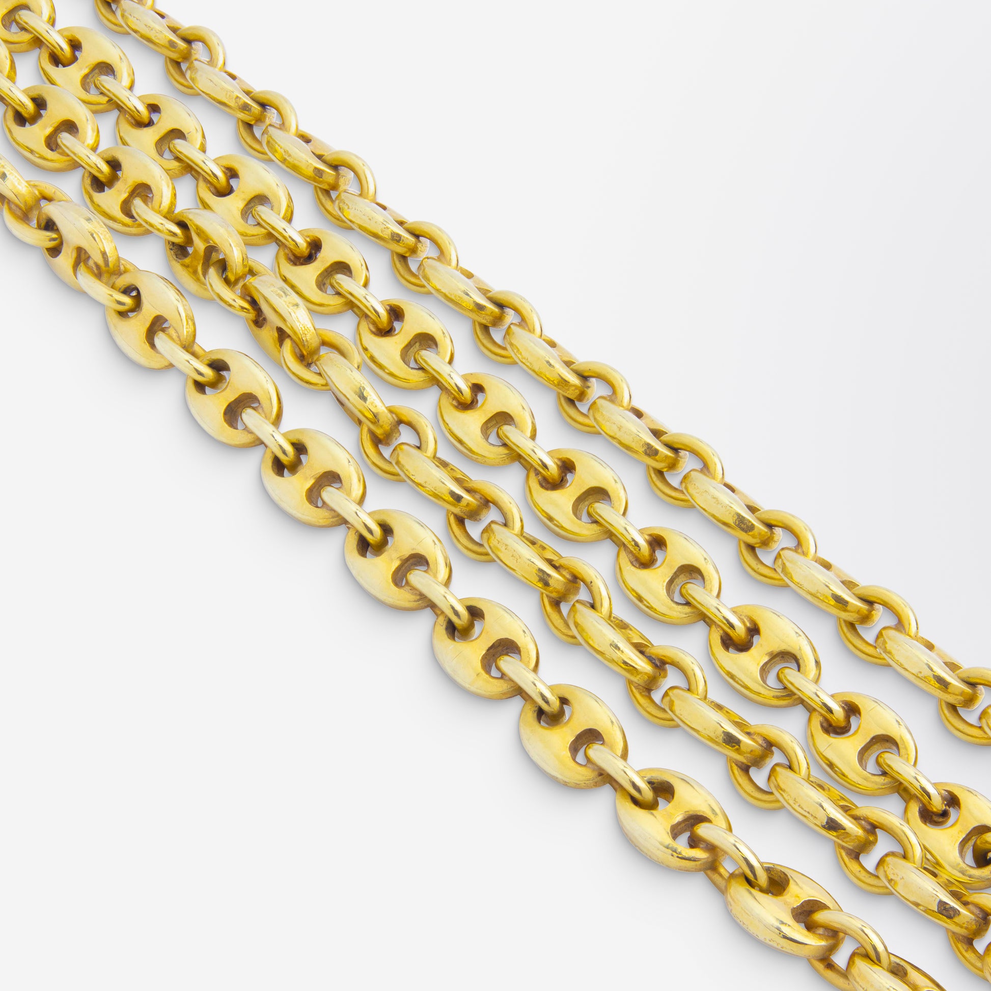 Chaîne à maillons en or 14 carats ou chaîne à maillons Gucci