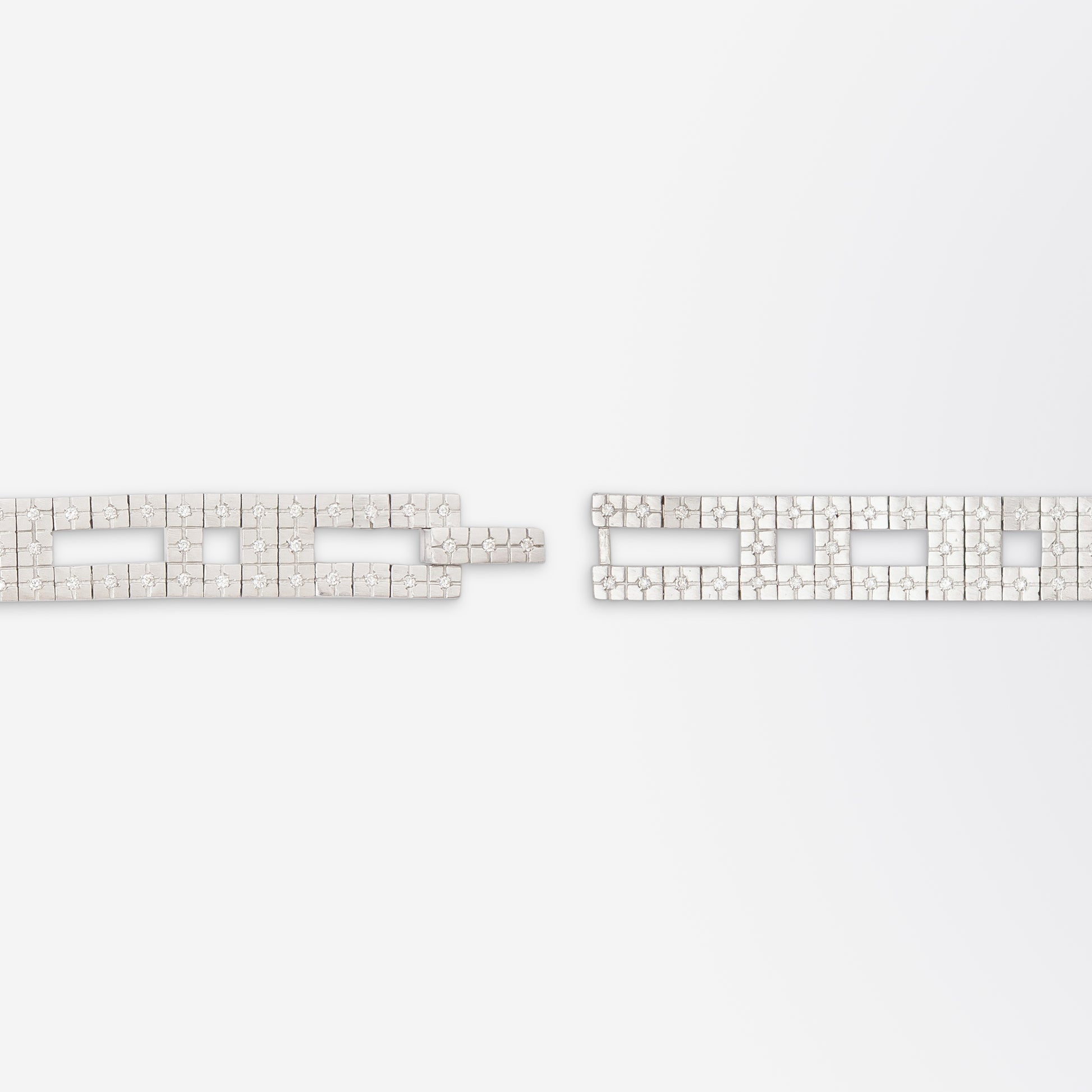 H. Stern 18kt White Gold & Diamond 'Metropolis' Bracelet