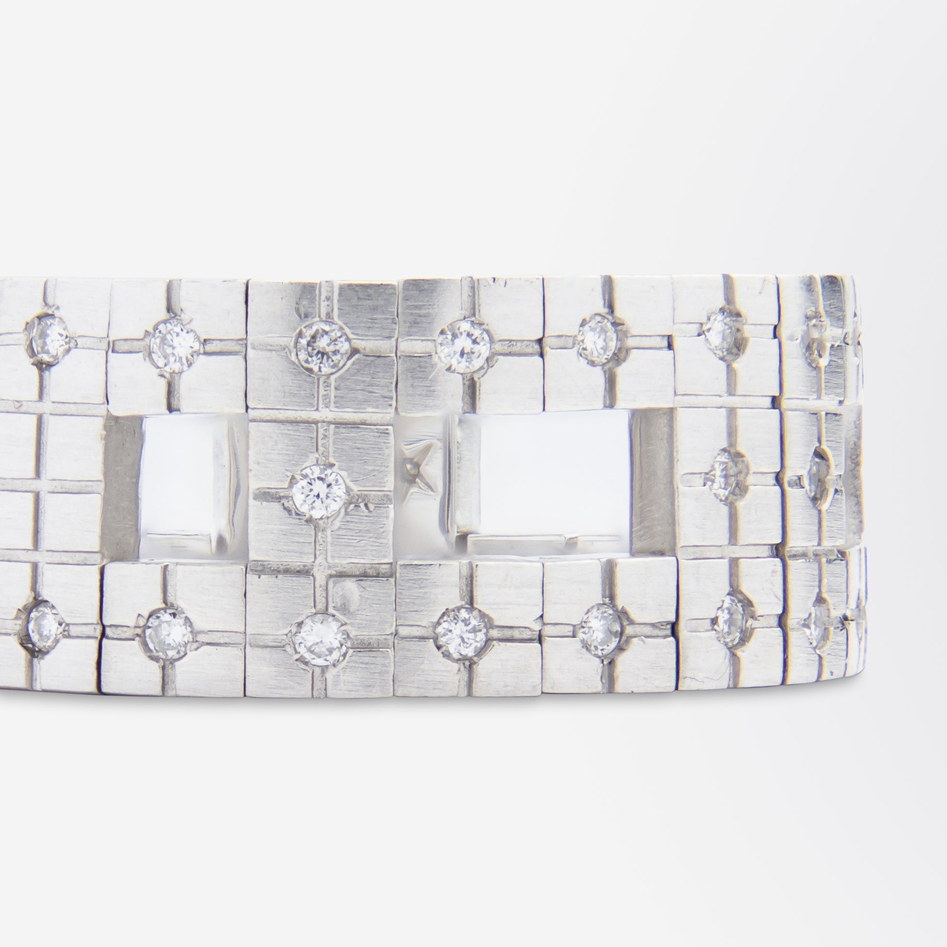 H. Stern 18kt White Gold & Diamond 'Metropolis' Ring