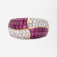 Load image into Gallery viewer, Ruby &amp; Diamond Ring by Hammerman Brothers
