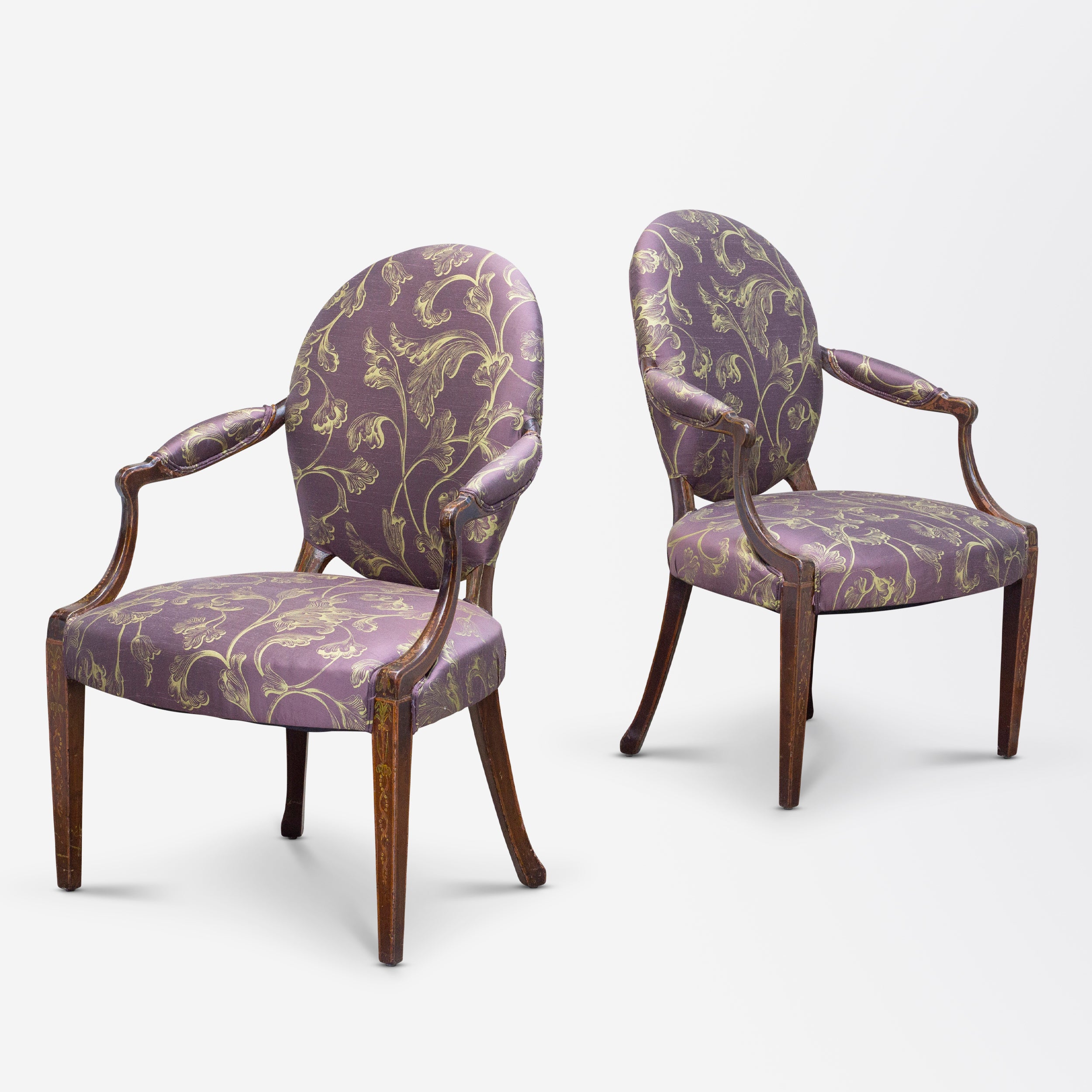 Pair of George III Side Chairs – The Antique Guild