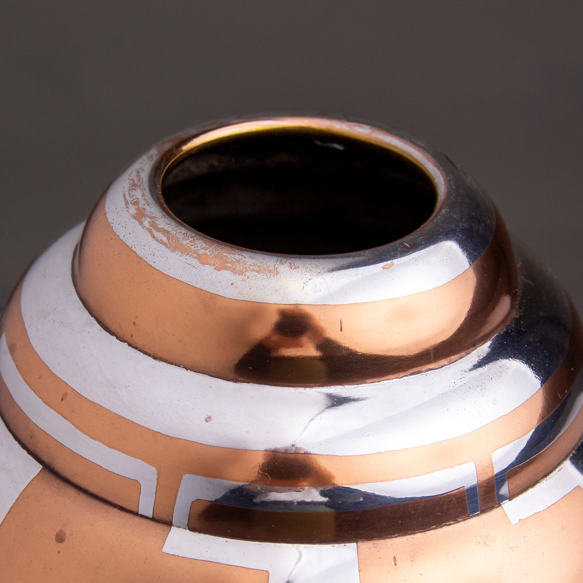 Paire de vases Luc Lanel pour Christofle 'Dinanderie'