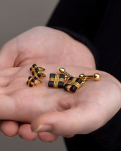 Load image into Gallery viewer, Rene Boivin, Ebony &amp; 18kt Gold Dress Set
