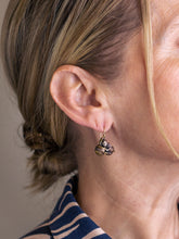 Load image into Gallery viewer, A Pair of Japanese Shakudo Hook Earrings
