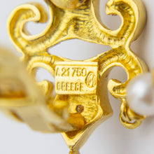 Load image into Gallery viewer, Ilias Lalaounis Diamond &amp; Pearl Drop Earrings
