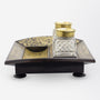 Napoleon III Ebony and Ormolu Inkwell