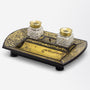 Napoleon III Ebony and Ormolu Inkwell