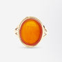 Early Victorian 18kt Gold & Carnelian Intaglio Ring