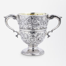Load image into Gallery viewer, 19th Century Irish Silver Repousse Trophy Cup
