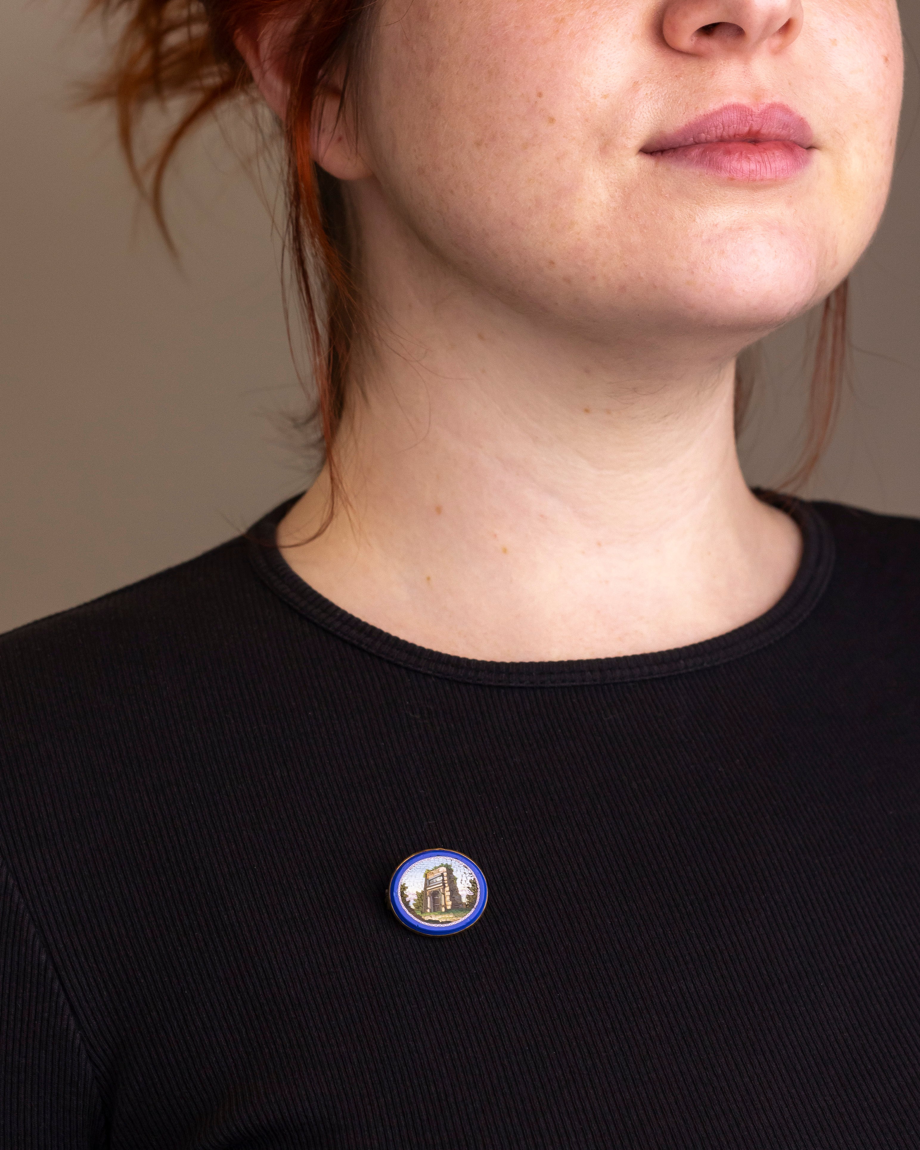 Micro Mosaic Arch of Titus Pin