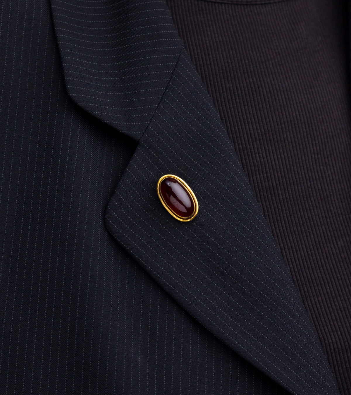 Victorian 18kt Yellow Gold & Garnet Stick Pin