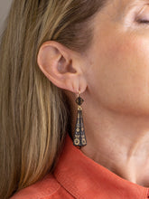 Load image into Gallery viewer, Pair of Victorian Pique Drop Earrings