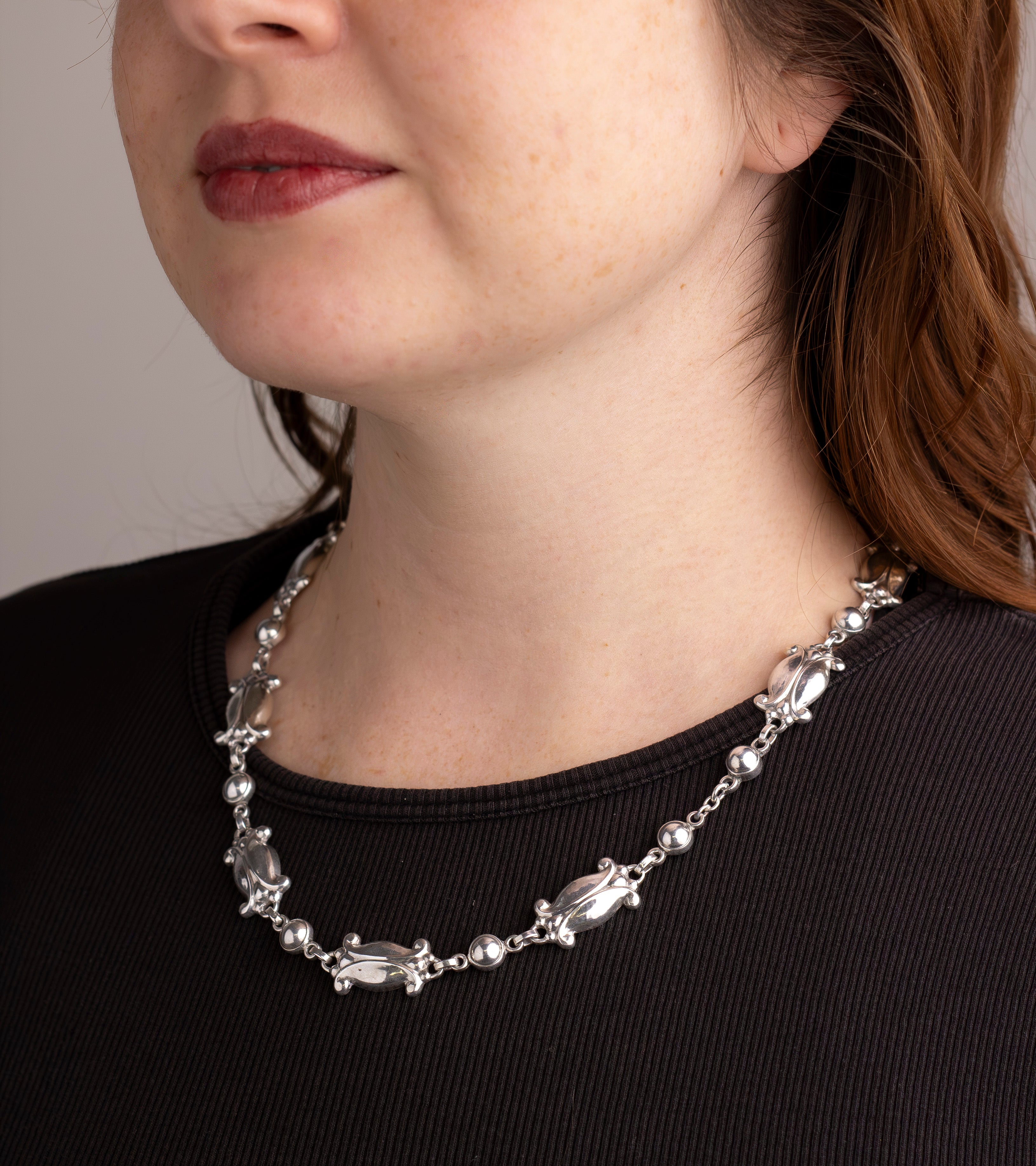 Sterling Silver Design #15 Necklace by Georg Jensen