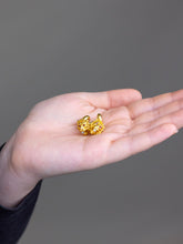 Load image into Gallery viewer, 14kt Yellow Gold Lion Cufflinks With Rubies &amp; Diamonds
