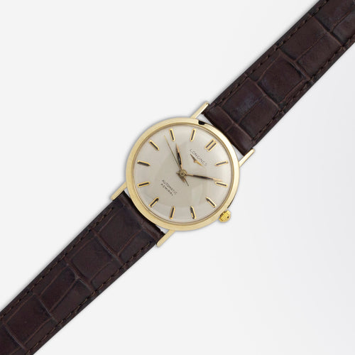 1960s Longines Admiral 14k Gold Men's Wristwatch