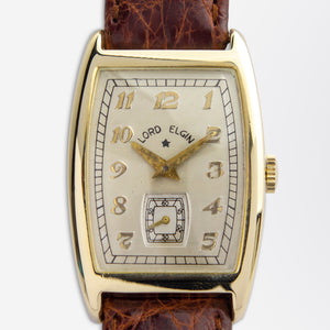1930s Lord Elgin Timepiece in 14k Yellow Gold