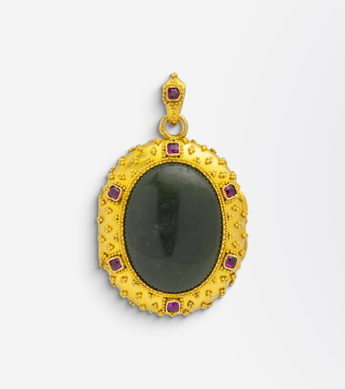 French Etruscan Revival Locket c.1870