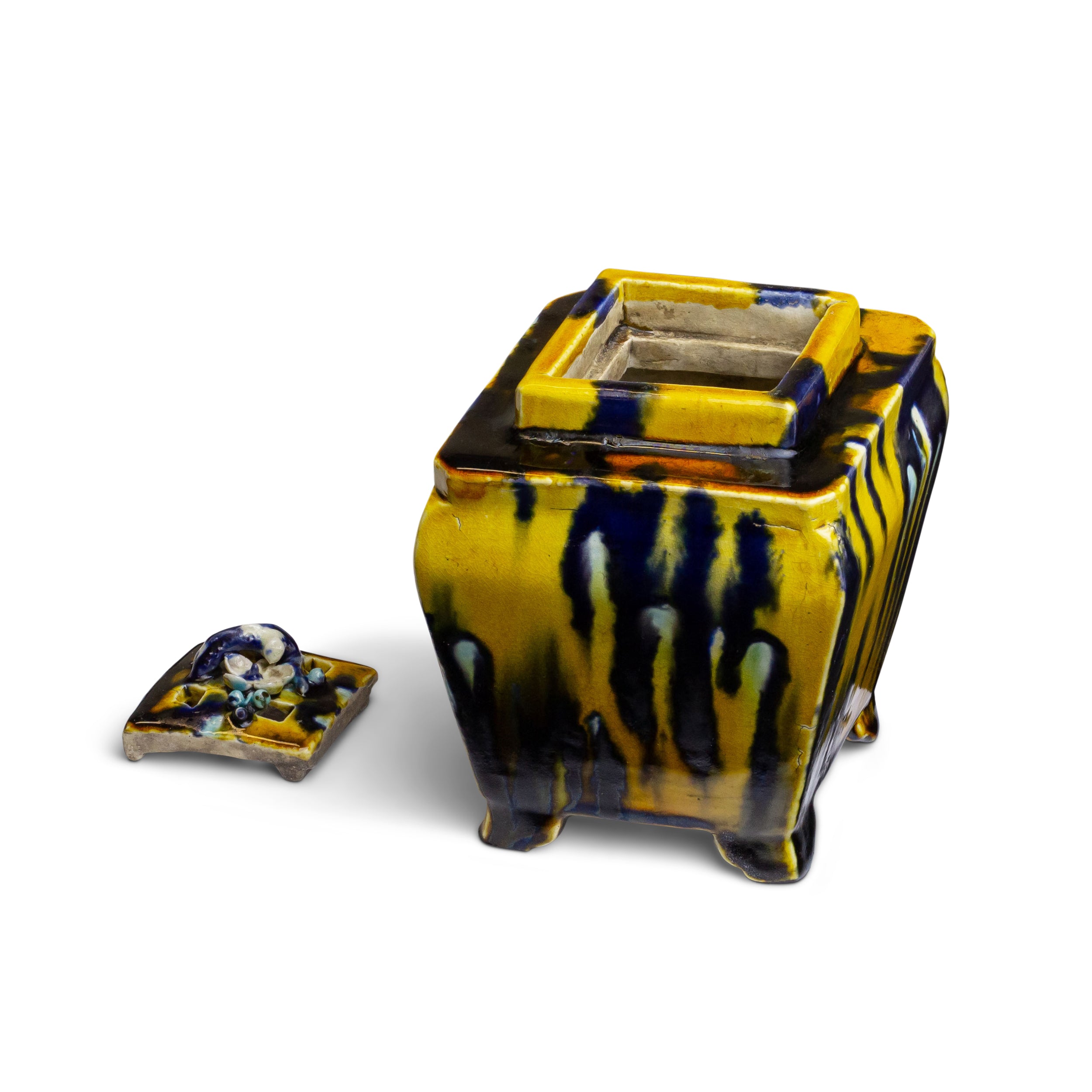 Encensoir en céramique japonais de l'époque Meiji