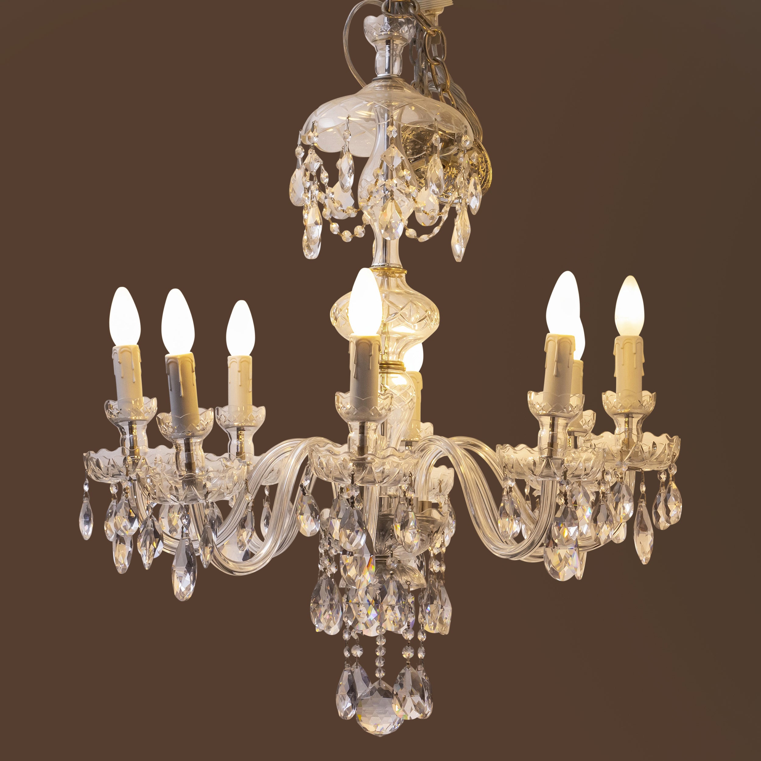 Vintage Crystal Chandelier