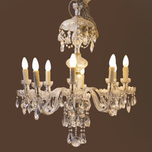 Load image into Gallery viewer, Vintage Crystal Chandelier
