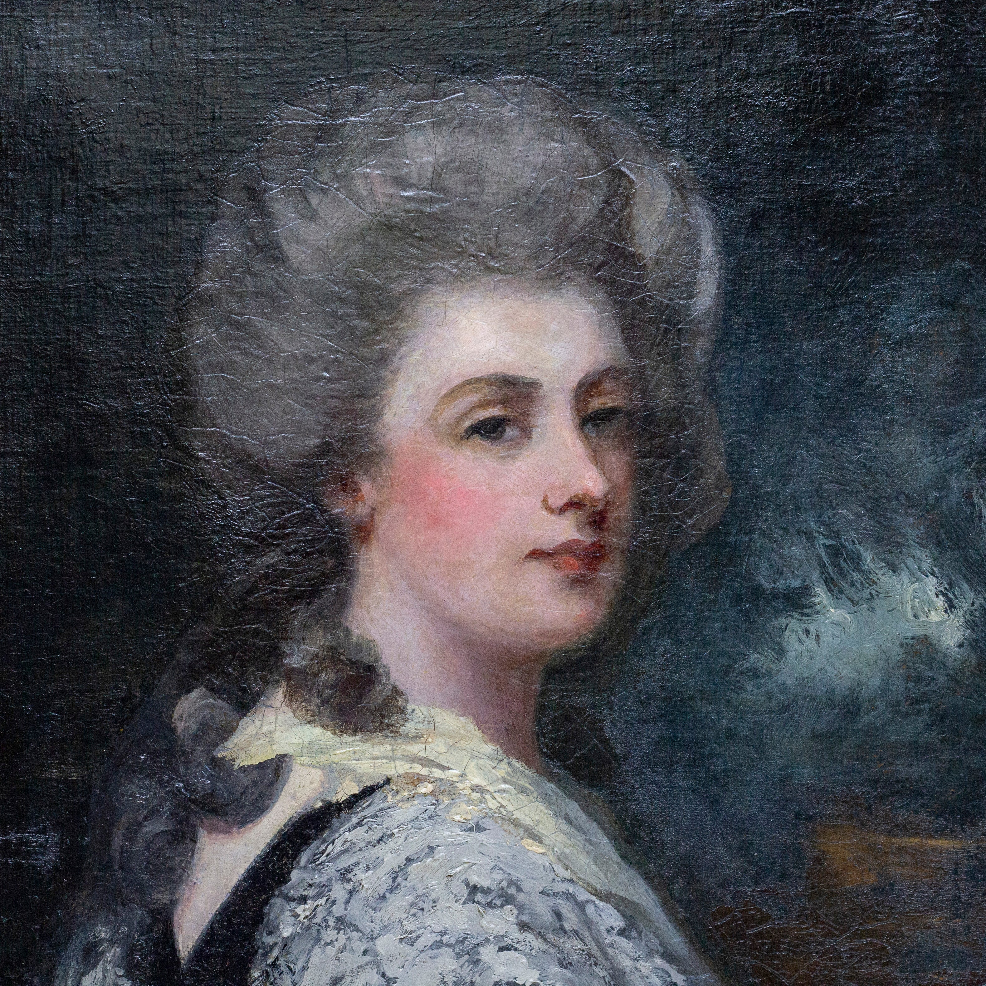 18th Century Portrait of Lady Worthington