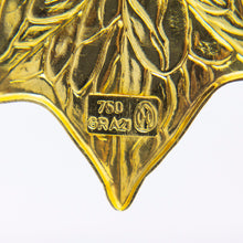 Load image into Gallery viewer, Ilias Lalaounis 18kt Gold &#39;Leaf&#39; Ear Pendants
