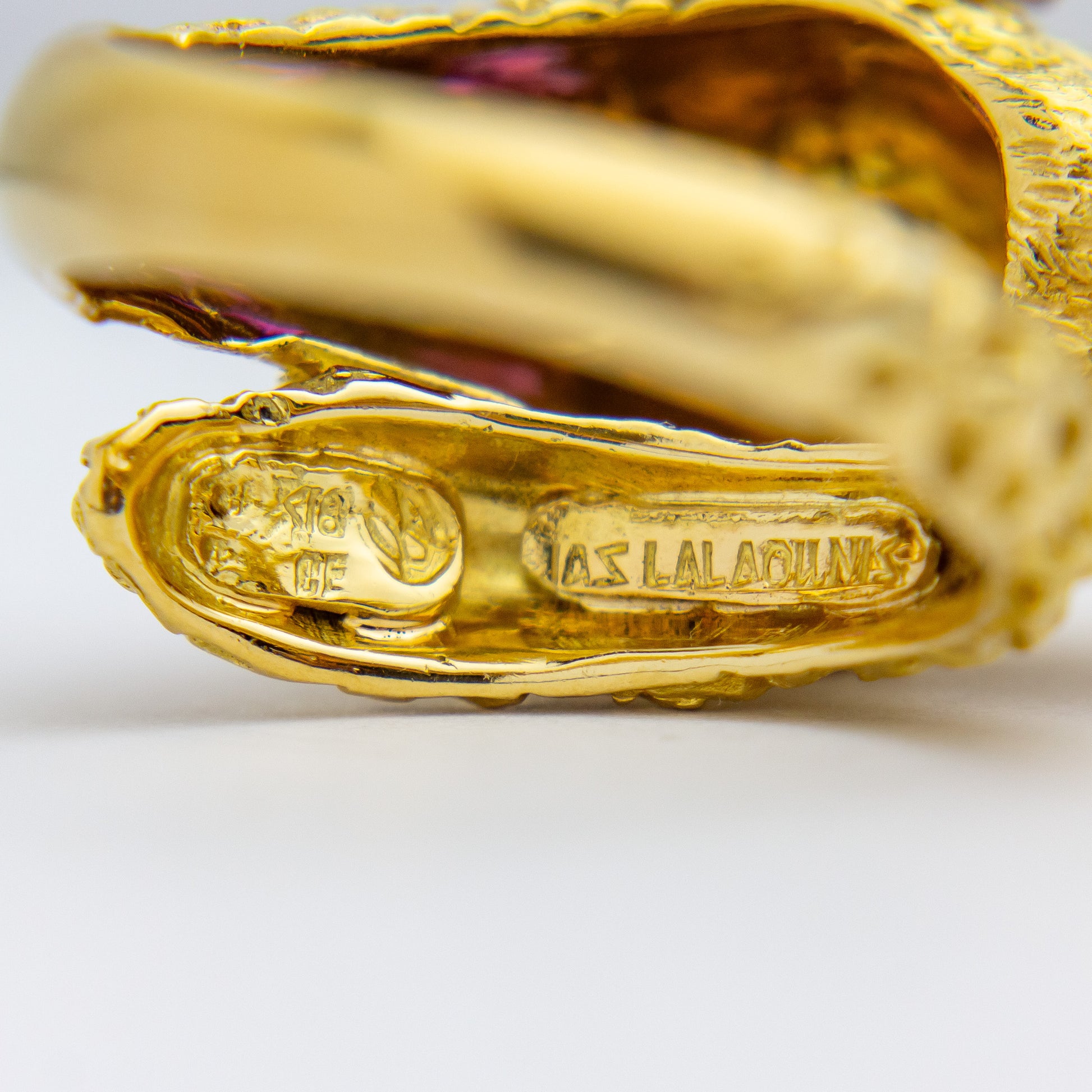 Bague Ilias Lalaounis Tête de Bélier en or jaune 18 carats